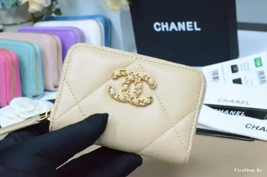 Firstbag Ru COIN PURSE CHANEL ZIPPED 19 0629
